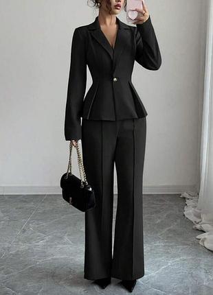 Стильний жіночий костюм піджак брюки