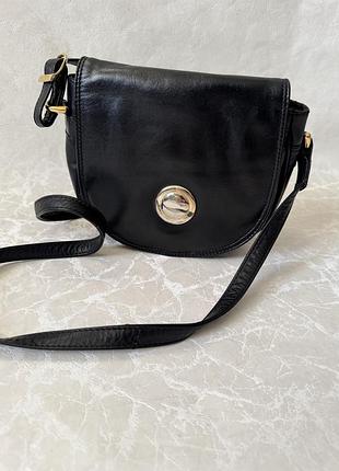 Шкіряна сумка-сідло крос-боді