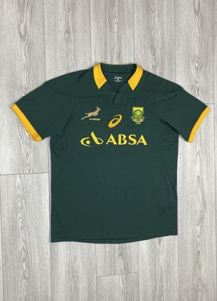 Asics  south africa rugby jersey size xl футболка футбол регбі