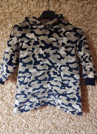 Теплий худі-халат