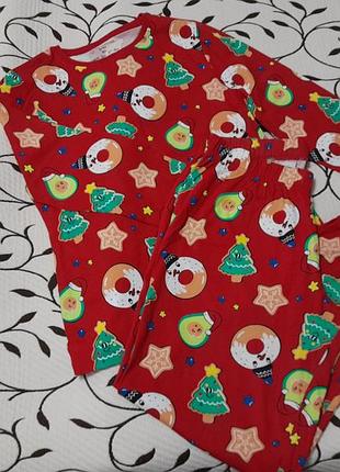 Пижама  женская 100% хлопок, размер xs, s, фирмы primark