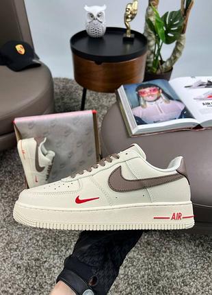 Nike air force 1 low new beige brown