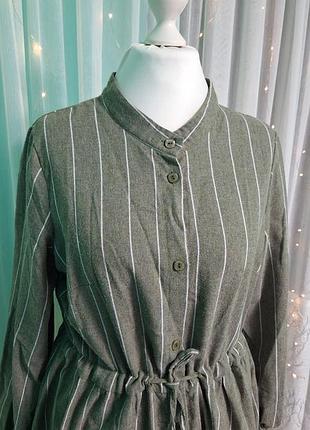 Платье теплое миди м-л