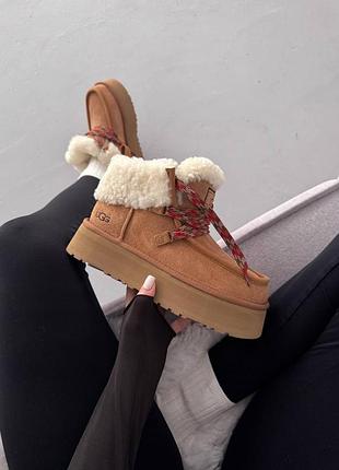 Уггі ugg funkarra platform chestnut