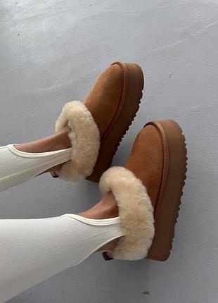 Уггі ugg tazelle platform chestnut