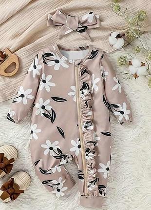 Комбінезон чоловічок для дівчинки 12-18місяців(без пов'язки)