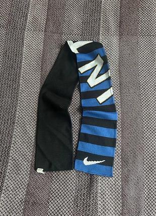 Nike x inter vintage двусторонній унісекс спортивний шарф оригінал б у