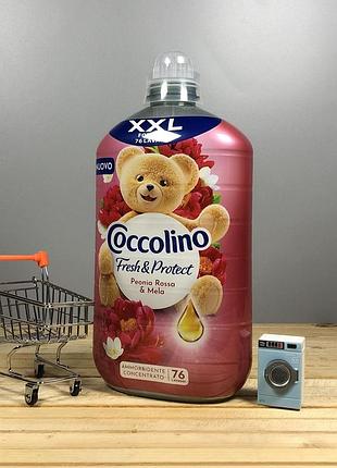 Парфюмированный кондиционер coccolino peonia rossa & mela - 1750 мл.