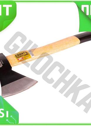 Ve сокира mastertool 1000 г new version з дерев'яною ручкою для рубки та колки деревини топору для дач n6w_ver