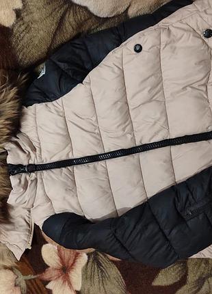Зимова куртка monkler для дівчинки 3 -5 рочків
