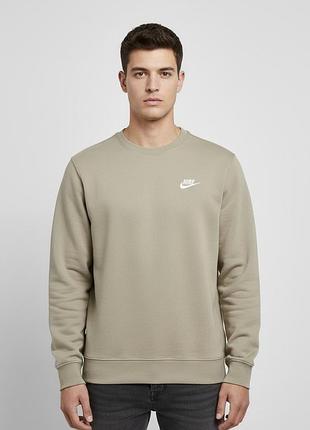 Світшот nike чоловічий хакі розмір s