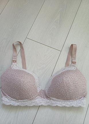 H&m-80d-бюстгальтер для годування-принт-бавовна