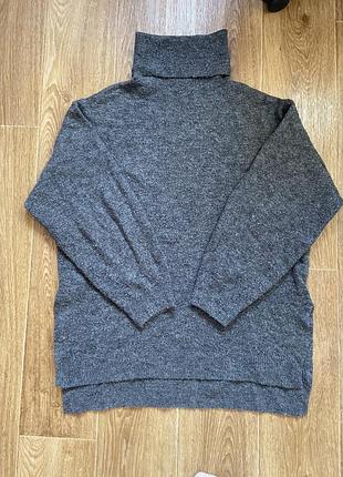 Свитер серый h&m