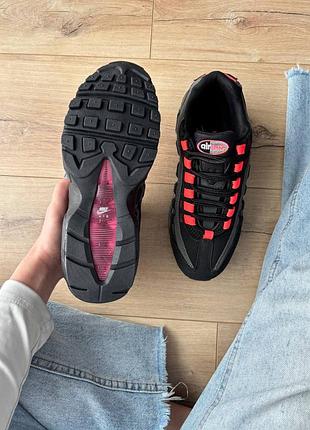 Nike air max 95 og black laser crimson 9