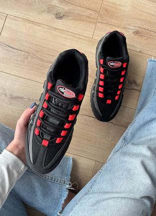 Nike air max 95 og black laser crimson 4