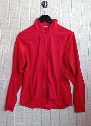 Жіноча бігова куртка asics x salomon running jacket/рожева/для бігу/спорту/спортивна/вітрівка/дощовик/вологозахисна/з захистом від вітру/вологи/дощу/