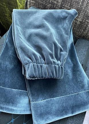 Жіночі теплі штани-кюлоти,від південно-корейського модного дому ван фей цзя,колір синій хамелеон,розмір m.в прекрасному стані.