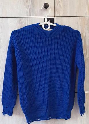 Светр рваний з рваними краями 158