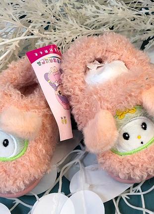 Дитячі теплі тапочки, кімнатні капці, тапочки тваринки 22