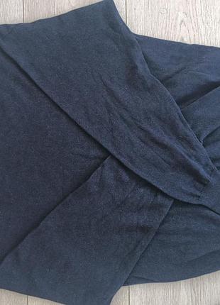 Темно синій кашеміровий джемпер 2