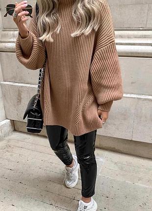 Отличный шерстяной оверсайз свитер zara☝️☝️☝️☝️☝️☝️☝️