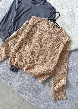 Мереживна блуза zara