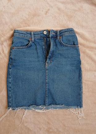 Джинсова спідниця pull&bear
