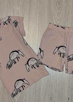 Бавовняна піжама від george на 4-5 років