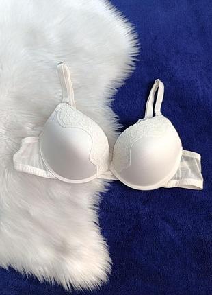 Бюстгальтер бра уплотненный пуш-ап классический 38в 85в молочный цвет