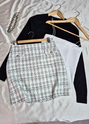 Юбка женская твидовая