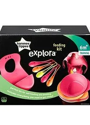 Набор детской посуды Tommee tippee для девочек от 6 мес