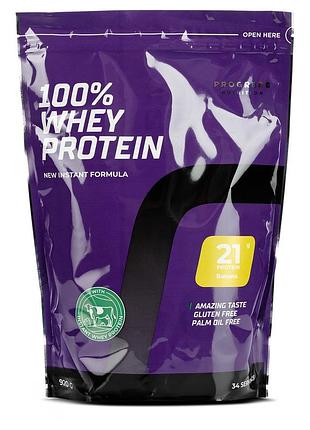 Протеїн progress nutrition 100% whey protein, 920 грамів банан