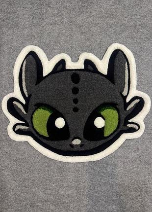 Килим беззубик ручна робота гіпоалергенний 57х41 темно сірий