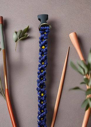 Нашийник для собаки, собачий нашийник волошки