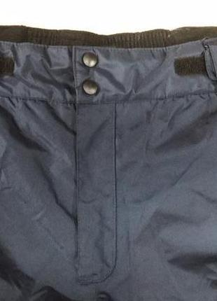 Штаны, брюки, лыжные, зимние, теплые, непромокаемые, синие, crivit, размер 44, eur38, 197823 фото