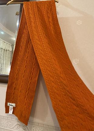 Вʼязаний косами шарф з вовни ягняти, boden