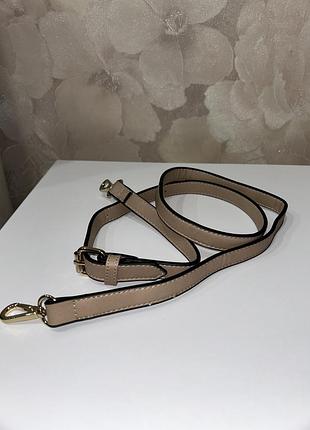 Ремінець на сумку в кольорі кава з молоком