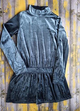 Стильное платье с длинным рукавом девочке idexe, (140 см)1 фото