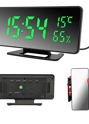 Часы vst 888y с датчиком температуры и влажности