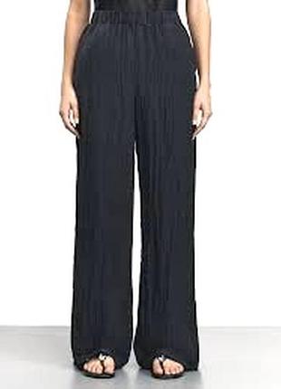 Штани високі жатка віскоза на гумці