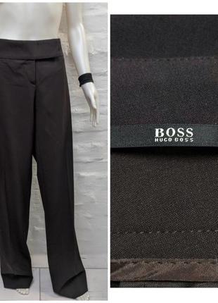 Boss hugo boss строгие элегантные брюки большого размера с гладкой тонкой шерсти