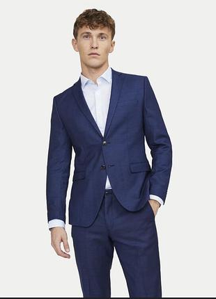 Чоловічий синій блейзер/піджак