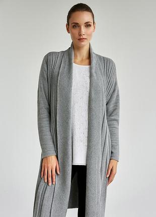 Коттоновый кардиган кофта большого размера батал