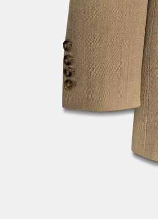 Блейзер жіночий бежевий zara new 8