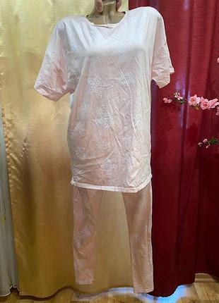 Коттоновая пижама футболка+лосины принт звезды george uk 12-14