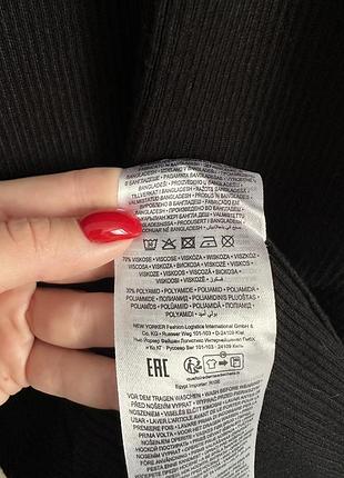 Теплое платье в рубчик 4