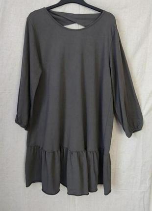 Платье- туника коттоновое из итальялии раз. 52