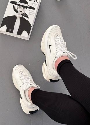 Женские кроссовки nike air max portal beige black найк бежевого с черными цветами 10