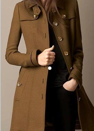 Кашемировое пальто-тренч burberry brit didmoore оригинал (размер s)