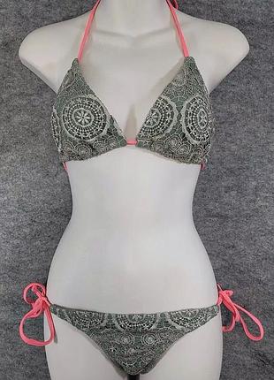 Купальник халтер xhilaration раздельный купальник на завязках